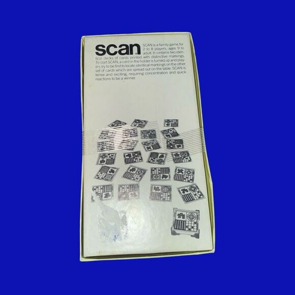 1970s Vintage SCAN Parker Brothers Matching Card Game Complete Original Box - Picture 4 of 6